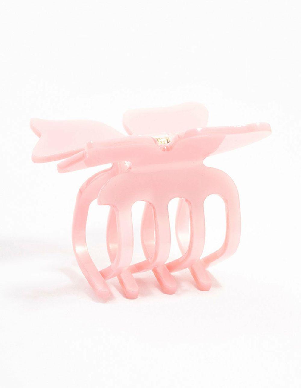 Small Acrylic Bow Claw Clip Accessories