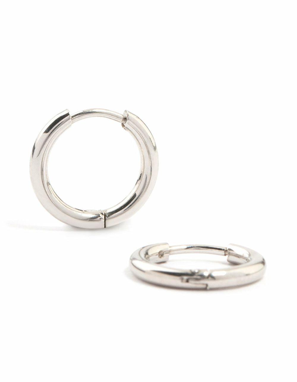 Stainless Steel Core Clicker Earrings 14 MM Body Jewellery