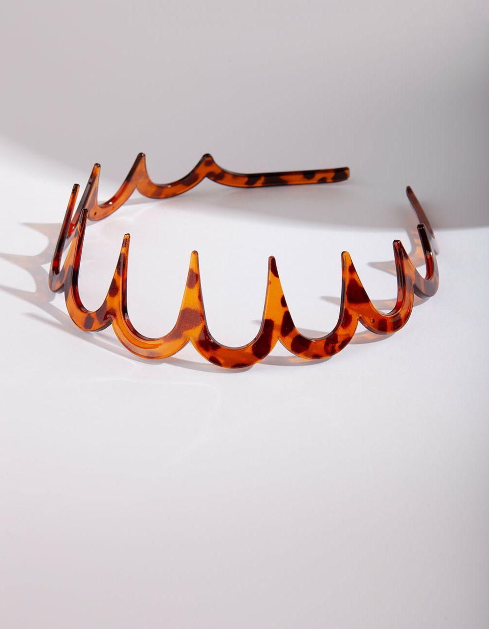 Tortoiseshell Wave Headband Accessories