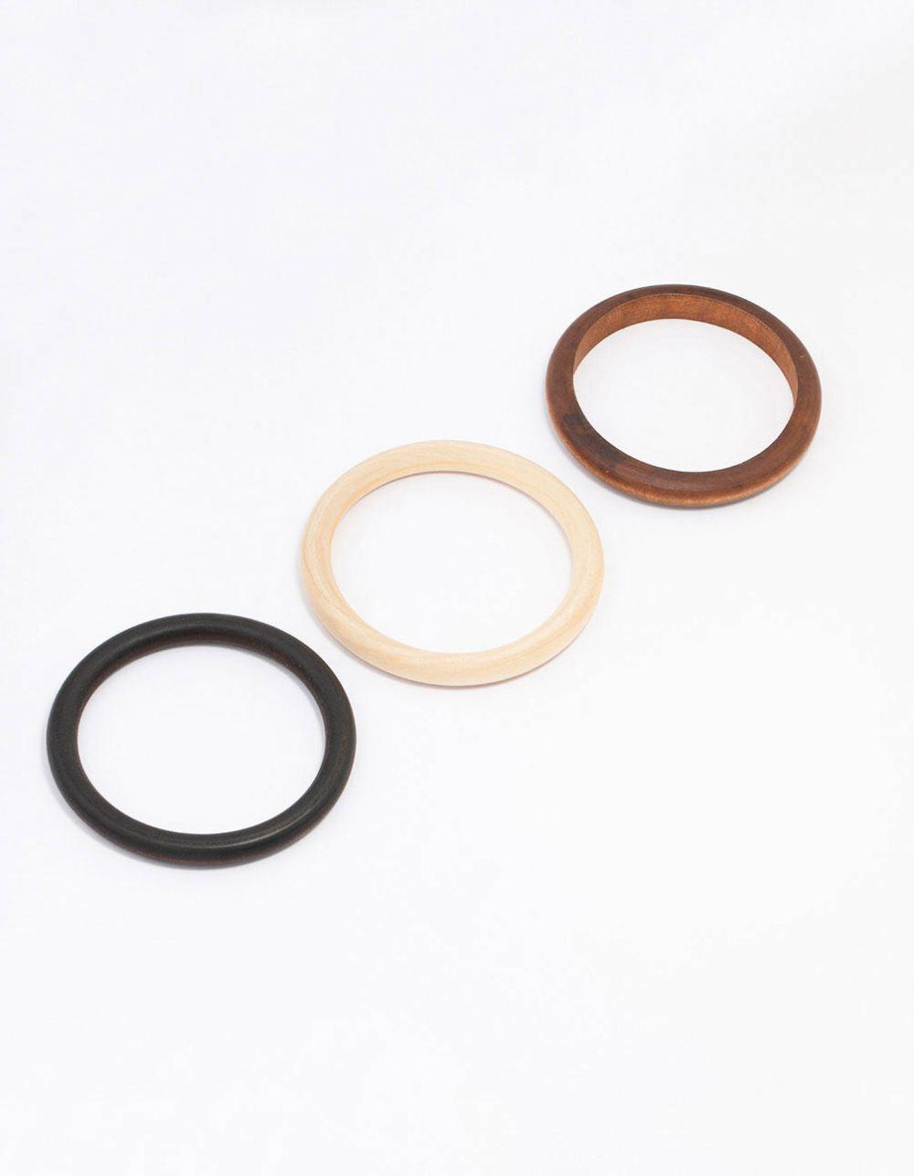 Neutral Wide Bangle 3-Pack Body Jewellery